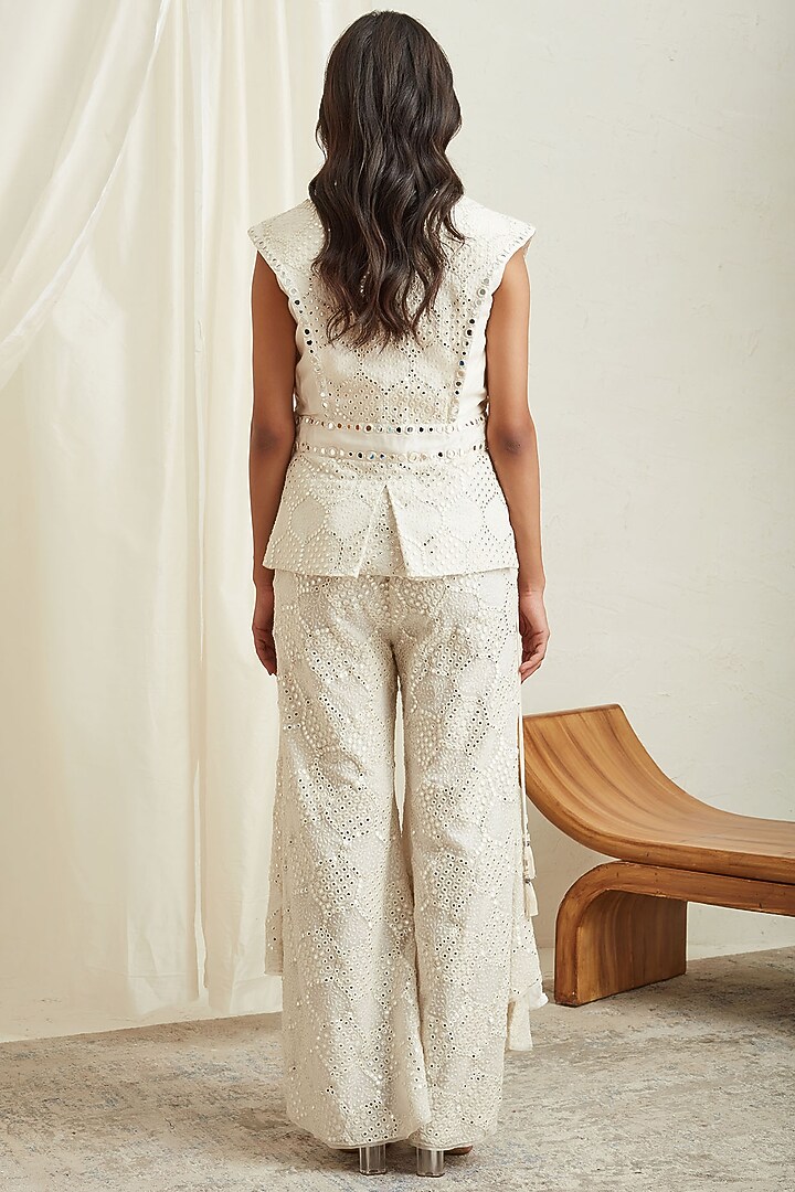 White Panelled Jacket by Twenty Nine at Pernia's Pop Up Shop