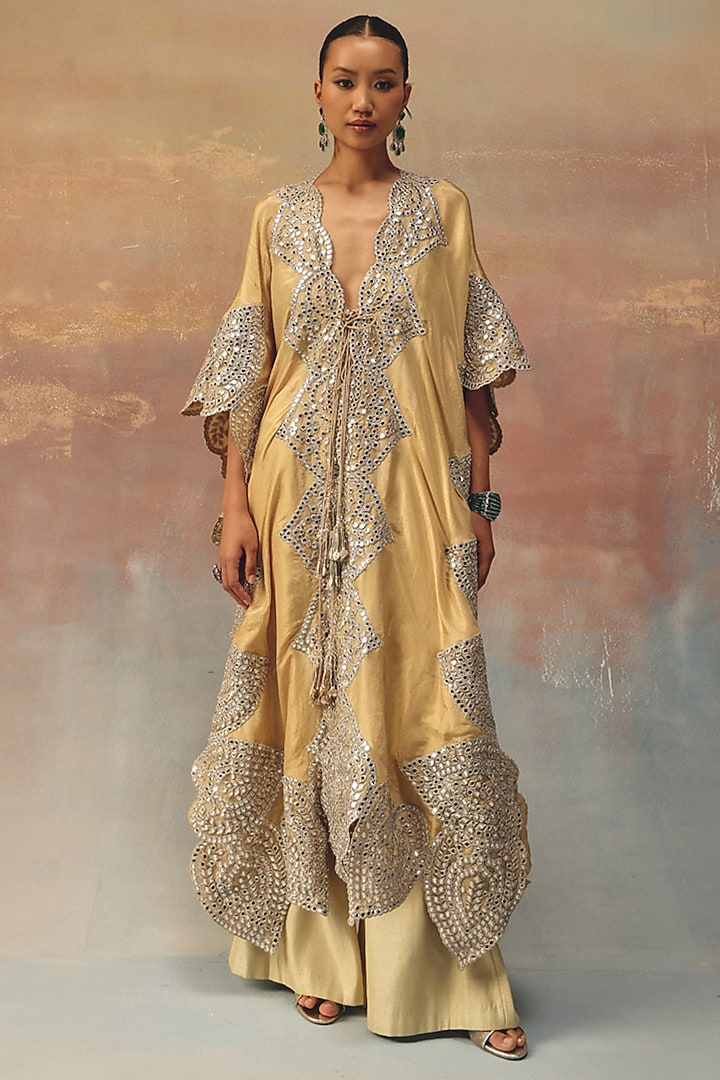 Golden Brocade Palazzo by Twenty Nine at Pernia's Pop Up Shop