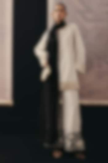 Black Tulle Dupatta by Twenty Nine at Pernia's Pop Up Shop