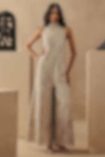 Natural Tissue Hand Embroidered Jumpsuit by Twenty Nine at Pernia's Pop Up Shop