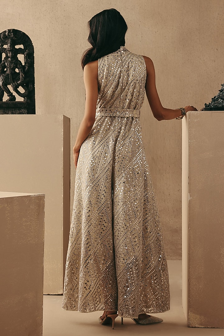 Natural Tissue Hand Embroidered Jumpsuit by Twenty Nine at Pernia's Pop Up Shop