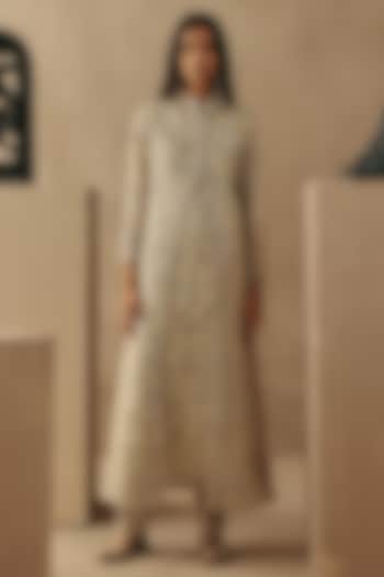 Natural Net Mirror Work Layered Jacket Cocktail Dress by Twenty Nine at Pernia's Pop Up Shop