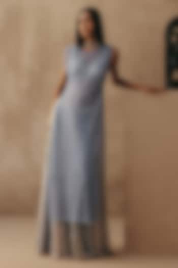 Multi-Colored Net Mirror Work Bridal Sharara Set by Twenty Nine at Pernia's Pop Up Shop