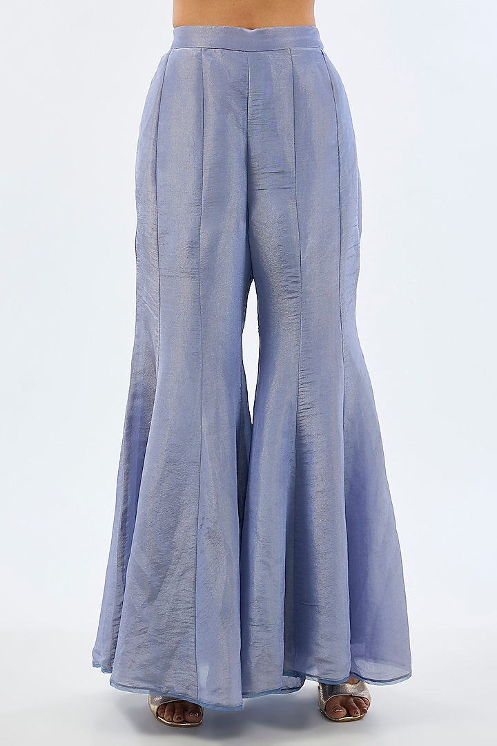 Blue Tissue Bootcut Pants by Twenty Nine at Pernia's Pop Up Shop