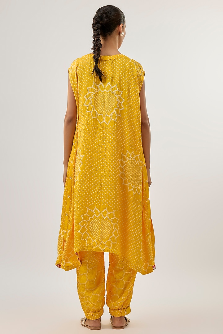 Yellow Silk Shift Vacation Dress by Twenty Nine at Pernia's Pop Up Shop