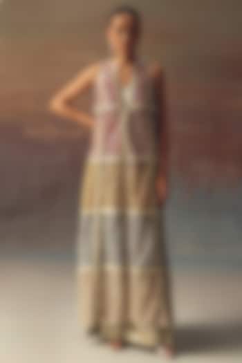 Silver Brocade Bandeau by Twenty Nine at Pernia's Pop Up Shop