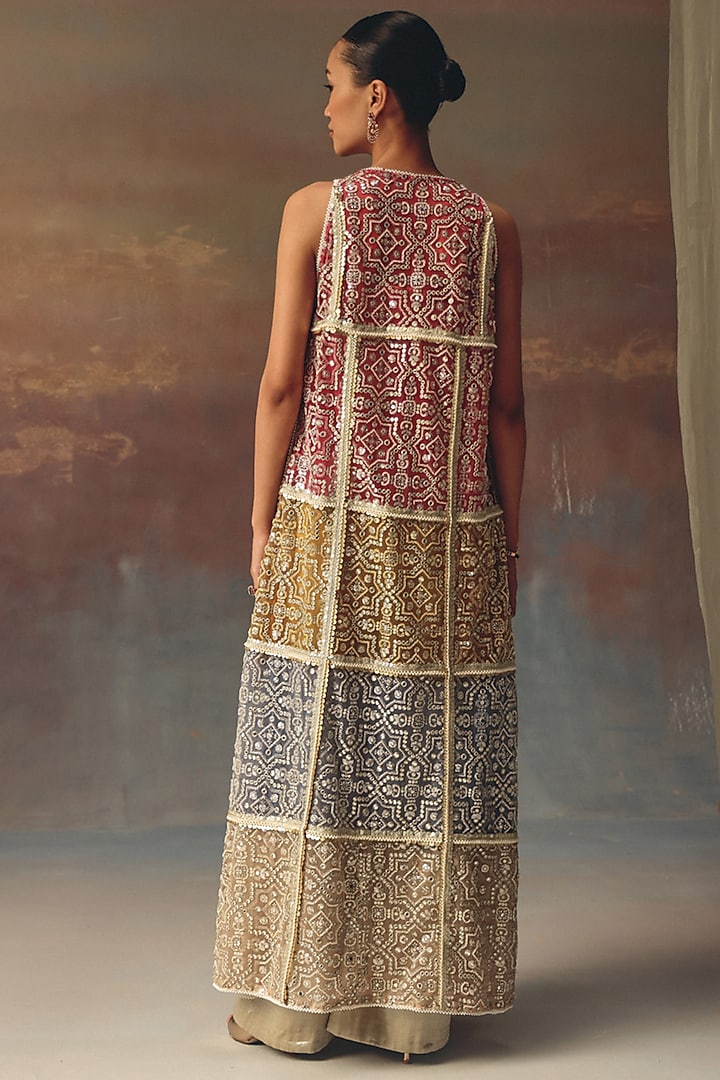 Silver Brocade Palazzo by Twenty Nine at Pernia's Pop Up Shop