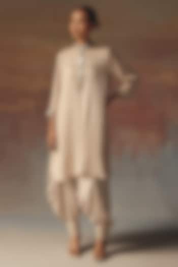 Moon Dust Satin Mirror Work Dhoti by Twenty Nine at Pernia's Pop Up Shop