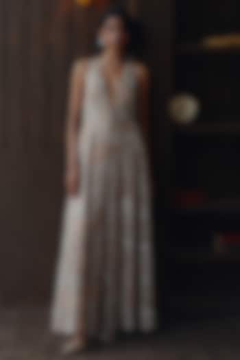 Light Gold Net Shoulder Cape by Twenty Nine at Pernia's Pop Up Shop