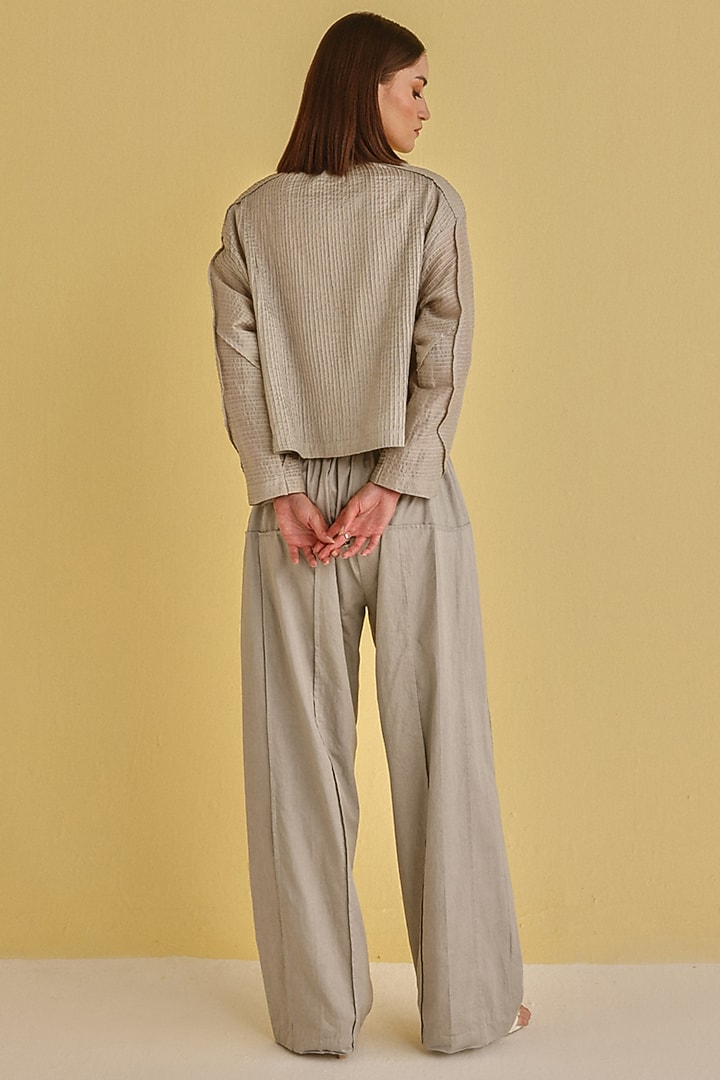Frosted Chrome Organic Cotton Embellished Co-Ord Set by Twenty Nine at Pernia's Pop Up Shop