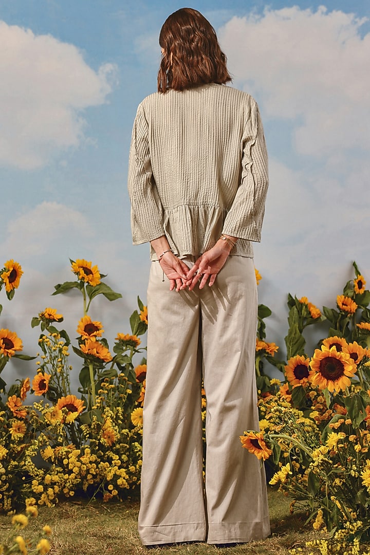 Frosted Chrome Organic Cotton Embellished Co-Ord Set by Twenty Nine at Pernia's Pop Up Shop