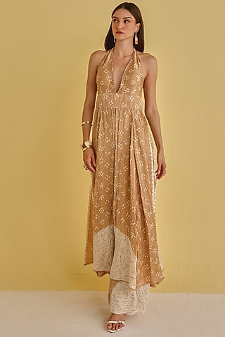 golden party wear dress Golden Sequin Gown