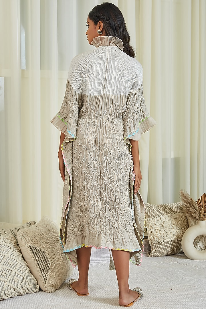 grey kaftan dress Kaftan dresses online. Halston style kaftan dress by Nuichan