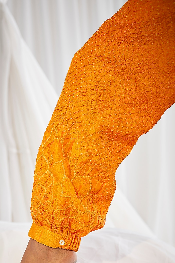 Yellow Satin Tulip Dhoti Pants by Twenty Nine at Pernia's Pop Up Shop