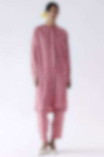 Pink Pure Silk Tunic by Two Fold Store