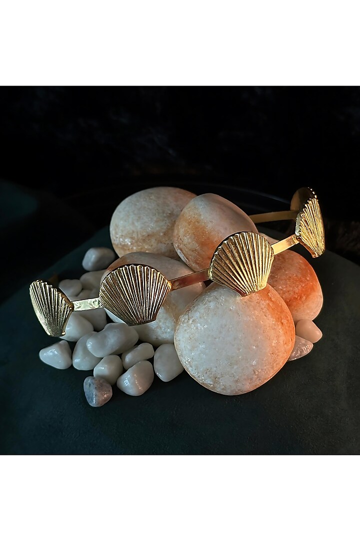 Gold Electo-Plated Hot Enameled Shell Hairband by TWYLA TREASURES at Pernia's Pop Up Shop