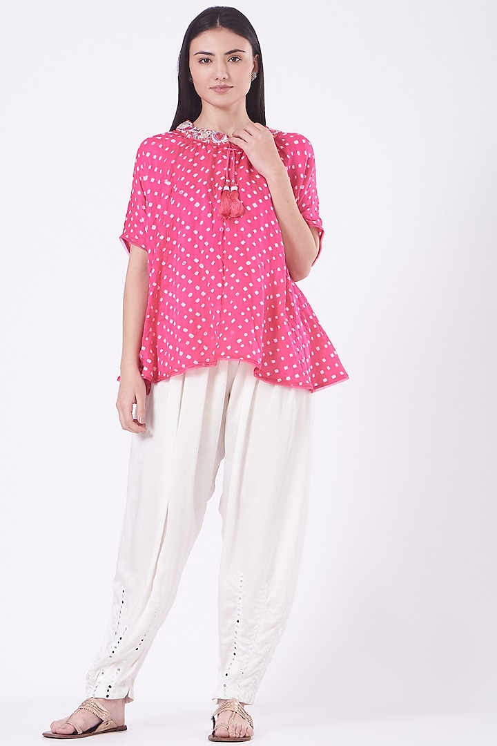 Pink Embroidered Top by Twenty Nine
