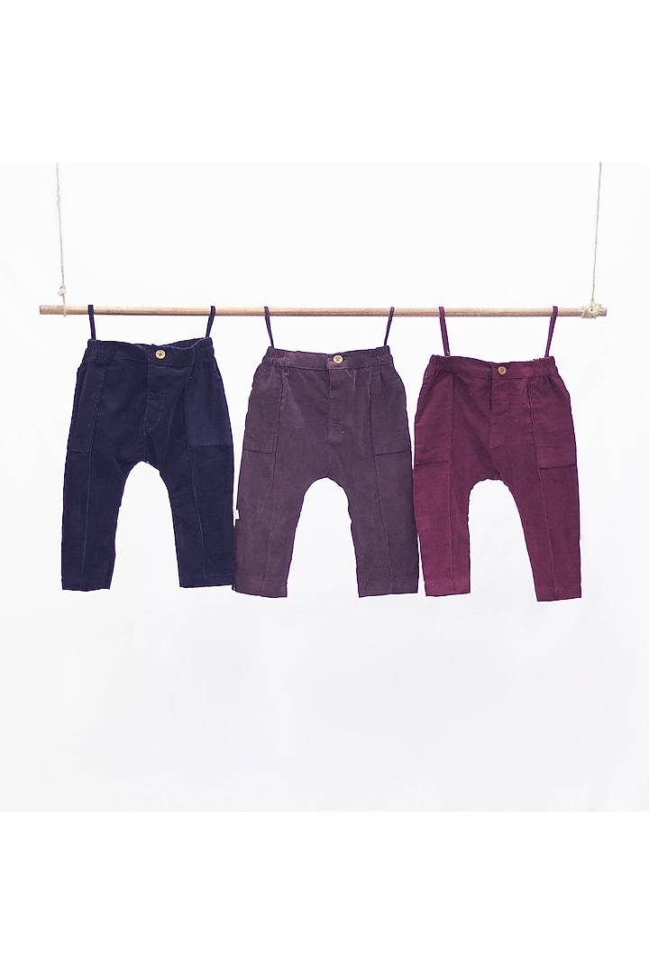 Burgundy Cotton Corduroy Pants by Tiny troop at Pernia's Pop Up Shop