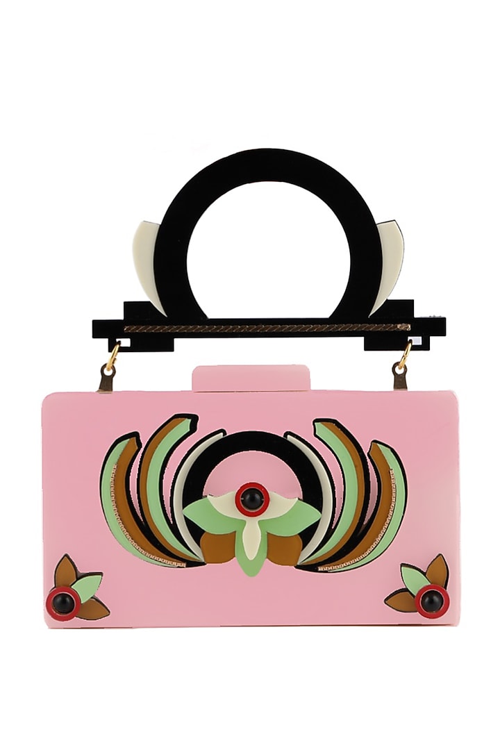 Pink Acrylic Handbag by The YV Brand at Pernia's Pop Up Shop