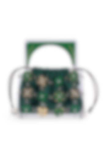 Green Acrylic Handbag by The YV Brand