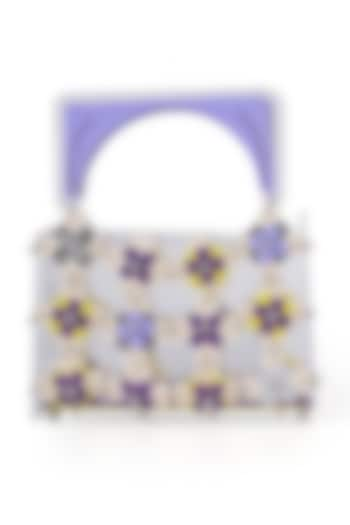 Purple Acrylic Handbag by The YV Brand