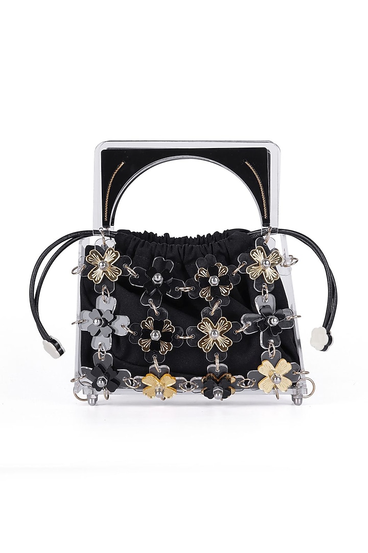 Black Acrylic Handbag by The YV Brand