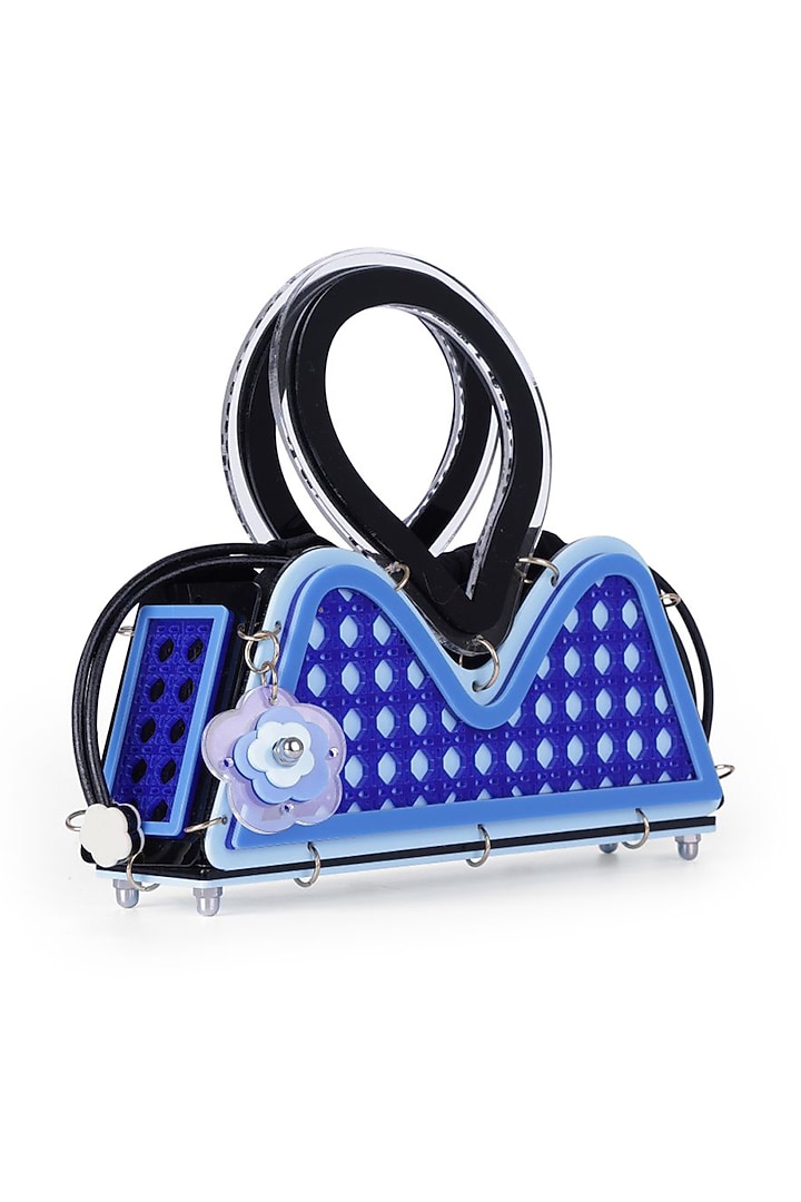 Baby Blue Acrylic Handbag by The YV Brand at Pernia's Pop Up Shop