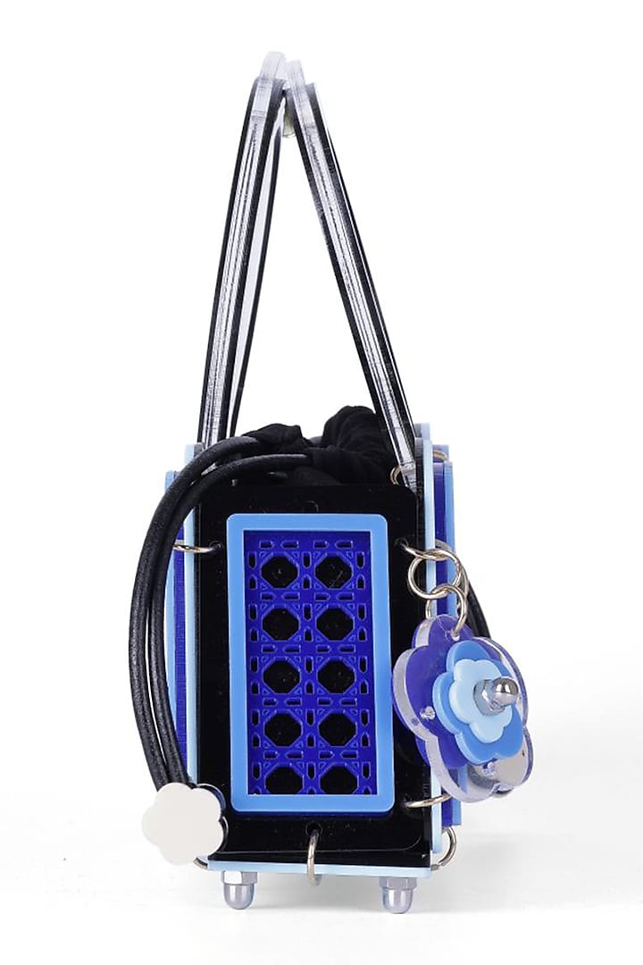 Baby Blue Acrylic Handbag by The YV Brand at Pernia's Pop Up Shop