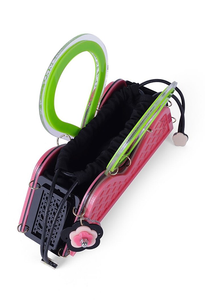 Pink Acrylic Handbag by The YV Brand at Pernia's Pop Up Shop