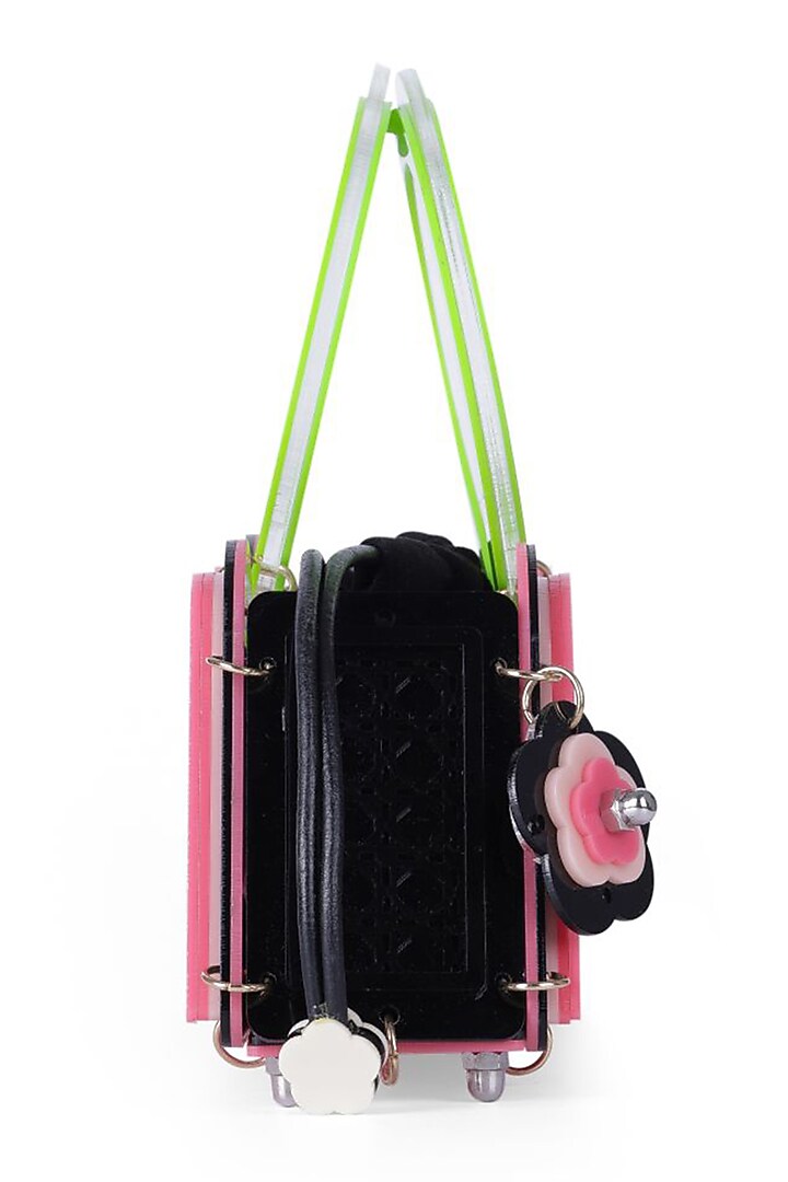 Pink Acrylic Handbag by The YV Brand at Pernia's Pop Up Shop