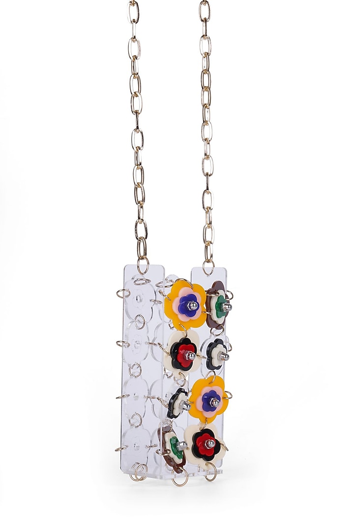 Multi-Colored Acrylic Phone Bag by The YV Brand at Pernia's Pop Up Shop
