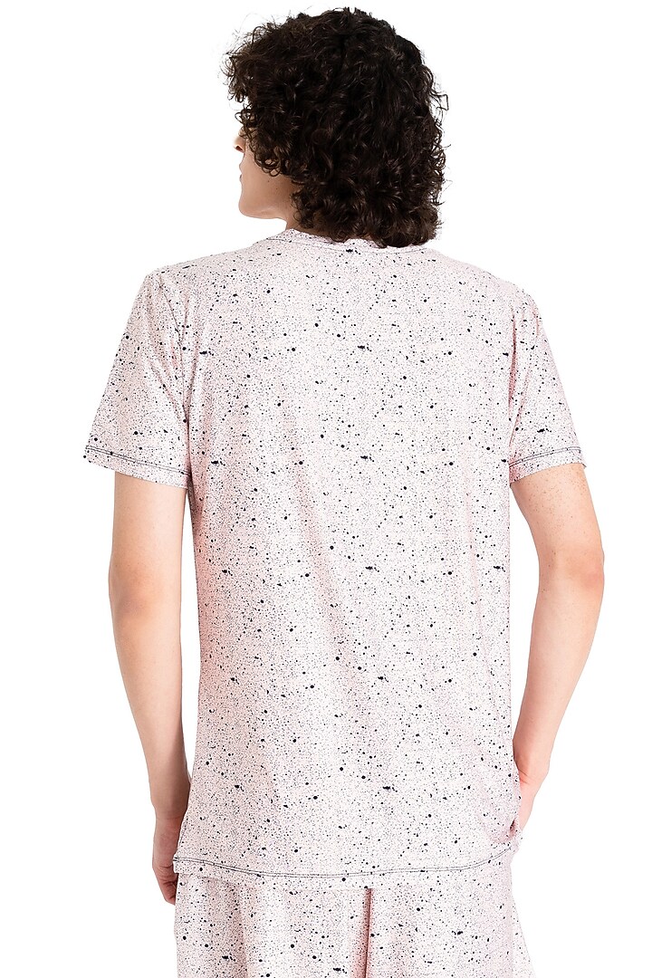 Light Beige Polyester Printed T-Shirt by Tezhomaya by Kavit Mehta at Pernia's Pop Up Shop