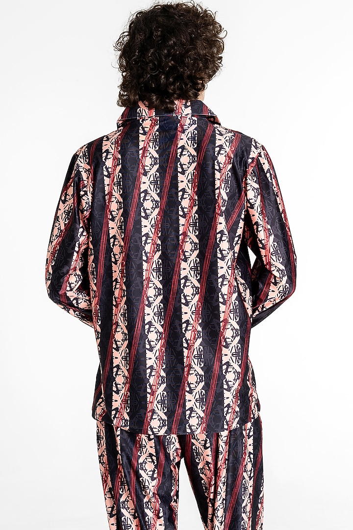 Orange Polyester Printed T-Shirt by Tezhomaya by Kavit Mehta at Pernia's Pop Up Shop