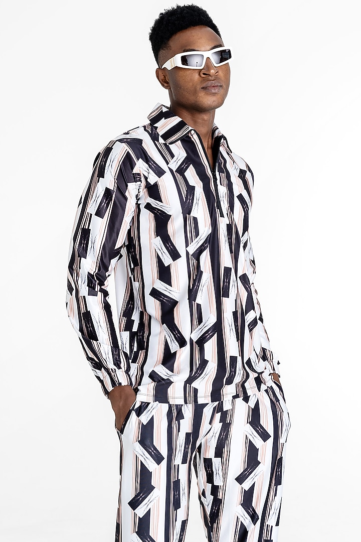 Multi-Colored Polyester Printed T-Shirt by Tezhomaya by Kavit Mehta at Pernia's Pop Up Shop