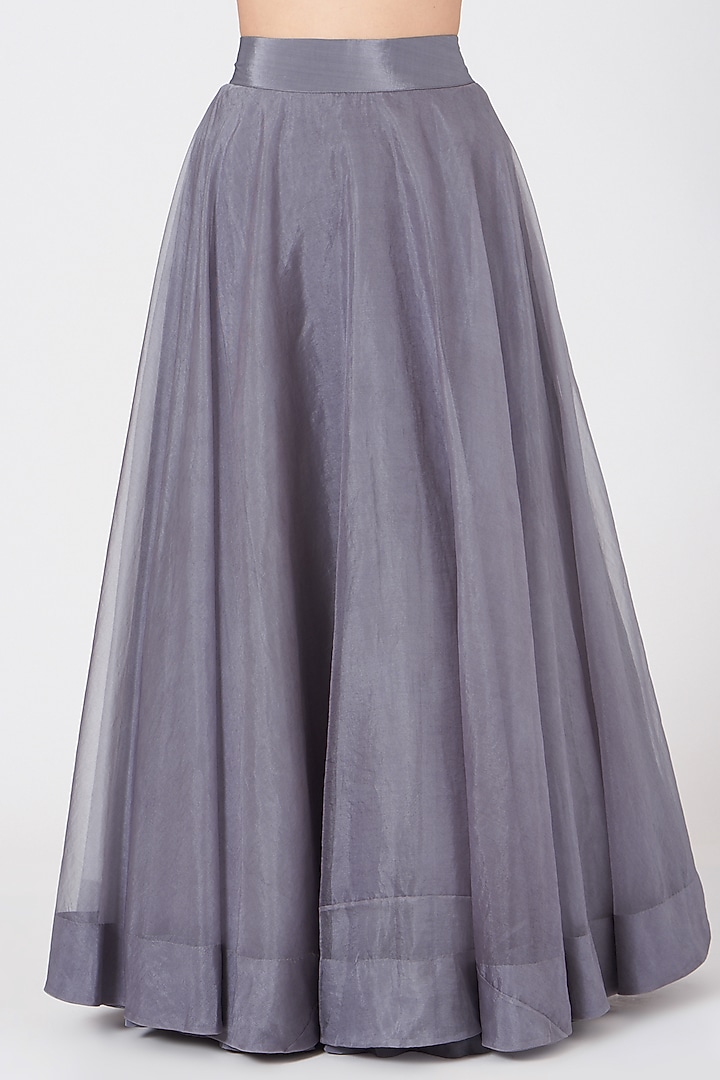 Mauve Embroidered Jacket Set by USHA BAGRI at Pernia's Pop Up Shop