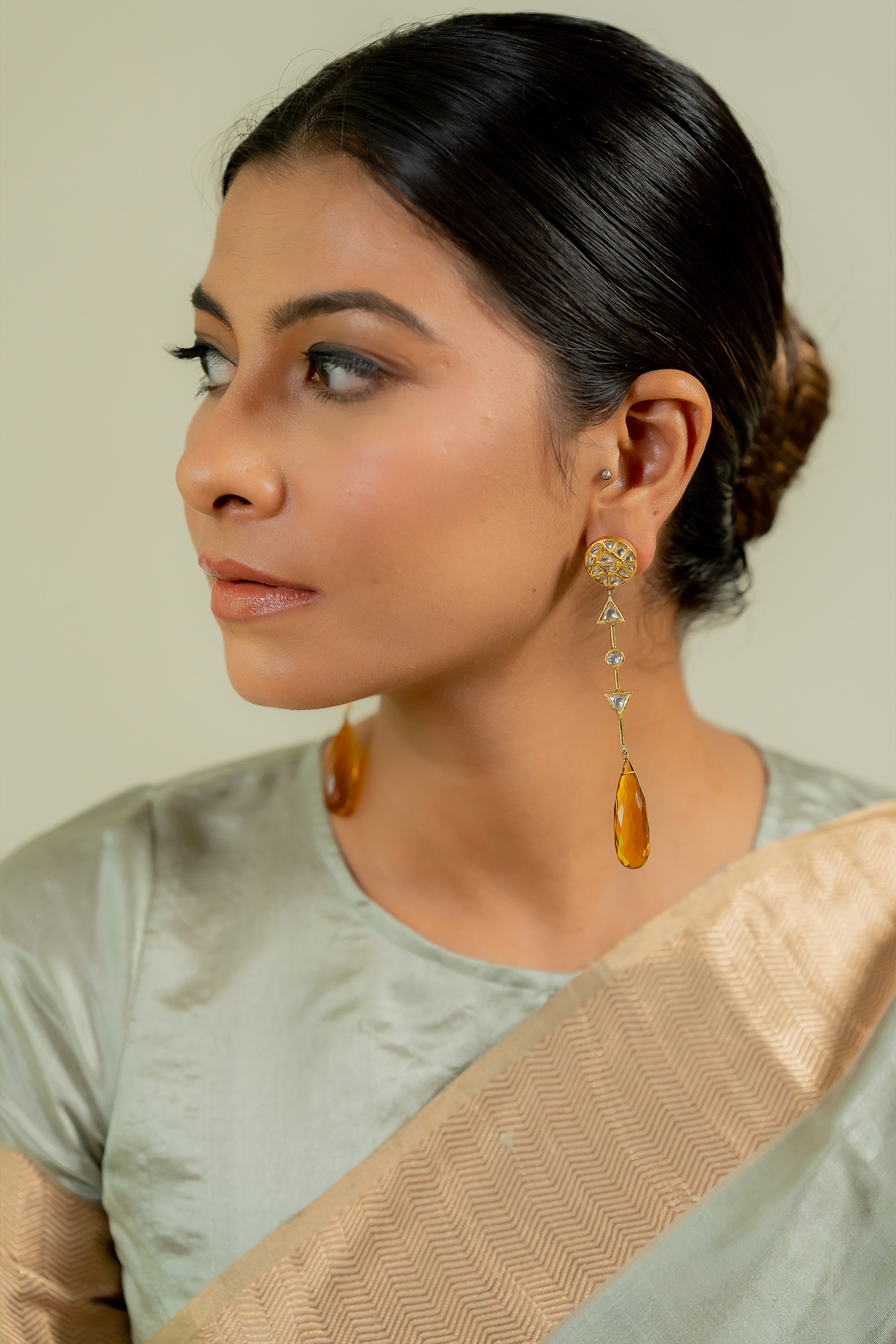 20 Trendy Earrings Designs For Your Ethnic Outfits • South India Jewels