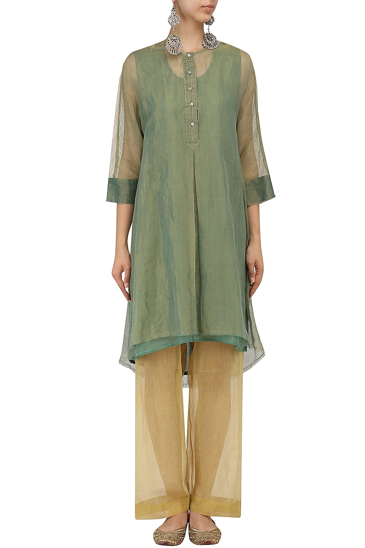Zari kota silk culottes available only at Pernia's Pop Up Shop.