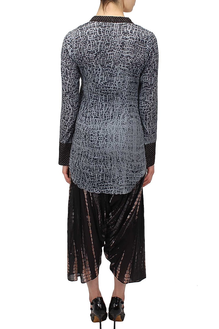 Blush and black tie and dye salwar pants available only at Pernia's Pop Up Shop.