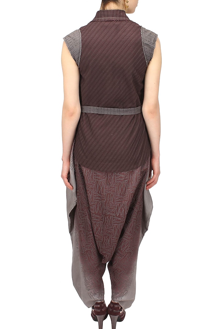 Wine crossover block printed top available only at Pernia's Pop Up Shop.