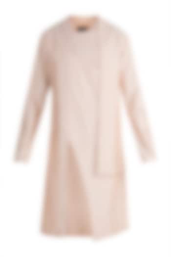 Beige Layered Kurta by Unit by Rajat Suri at Pernia's Pop Up Shop