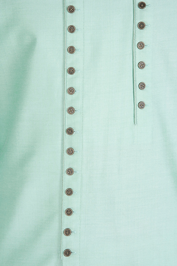 Pastel green layered kurta with pants available only at Pernia's Pop Up Shop.