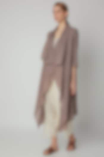 Blush Pink Organic Cotton Overlay by Urvashi Kaur at Pernia's Pop Up Shop