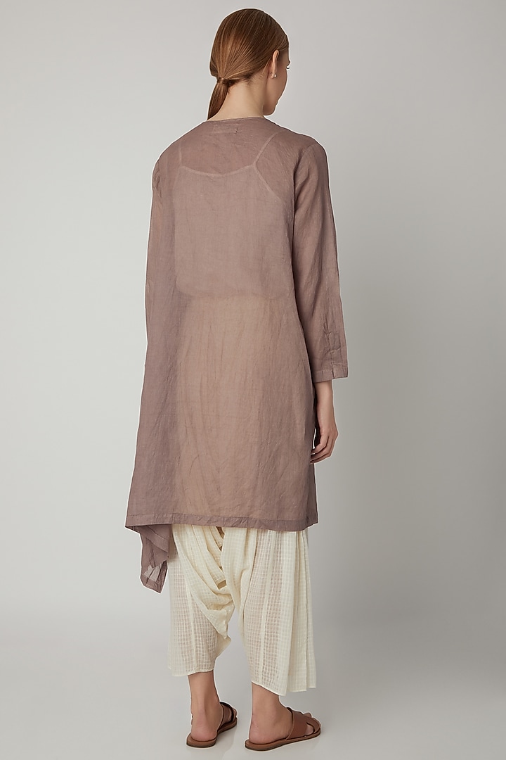 Fawn Organdy Jacket by Urvashi Kaur at Pernia's Pop Up Shop