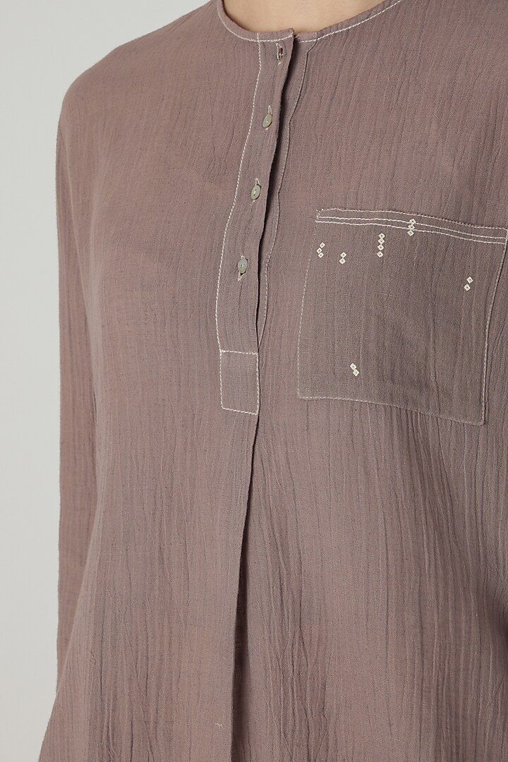 Fawn Organic Cotton Top by Urvashi Kaur at Pernia's Pop Up Shop
