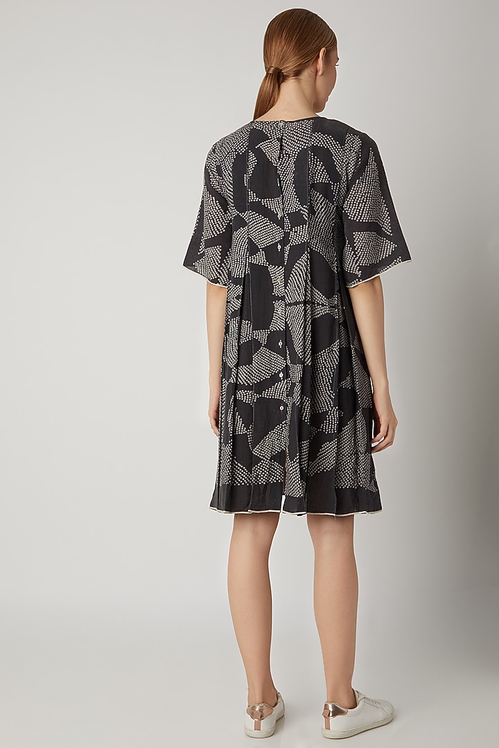 Black Organic Cotton Vacation Dress by Urvashi Kaur at Pernia's Pop Up Shop