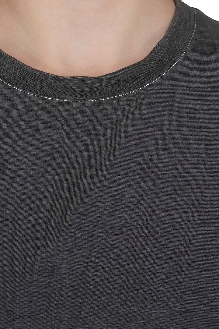 Slate Sleeveless T-Shirt by Kapda By Urvashi Kaur at Pernia's Pop Up Shop