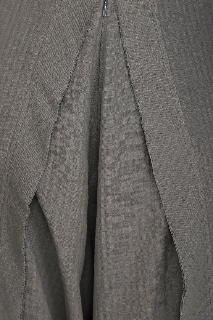 Grey Organic Cotton Dhoti Pants by Urvashi Kaur at Pernia's Pop Up Shop