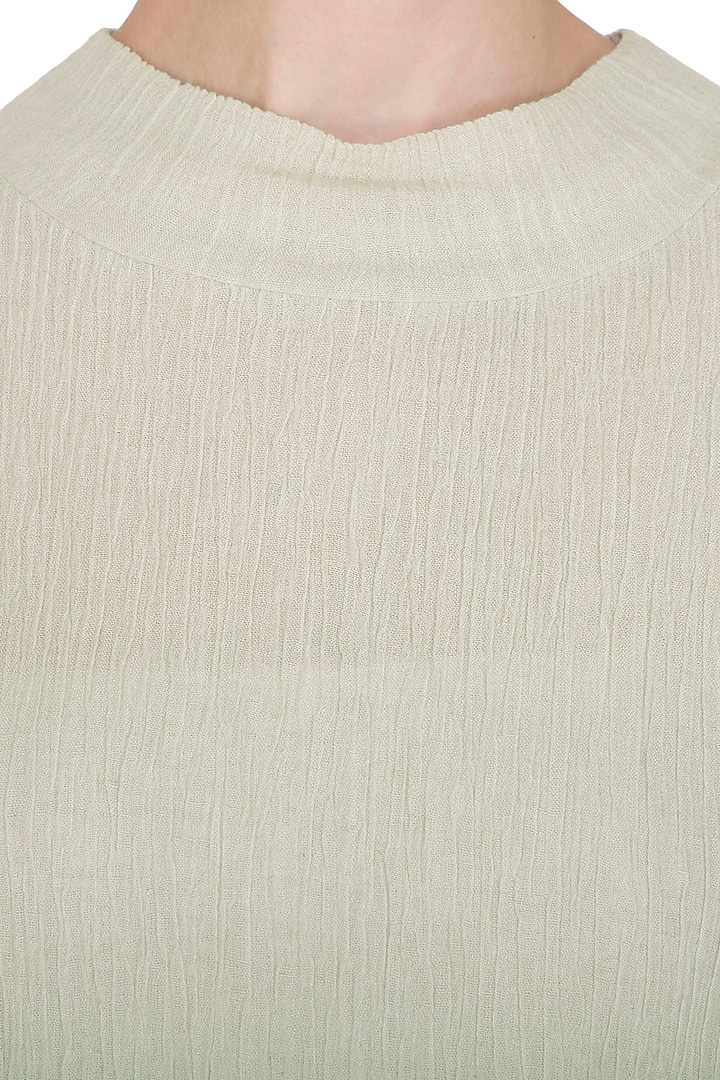 Sage Green Cotton Tunic by Urvashi Kaur at Pernia's Pop Up Shop