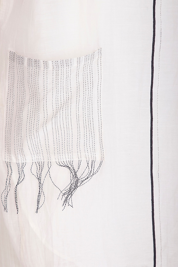 White Tunic With Slip by Urvashi Kaur at Pernia's Pop Up Shop