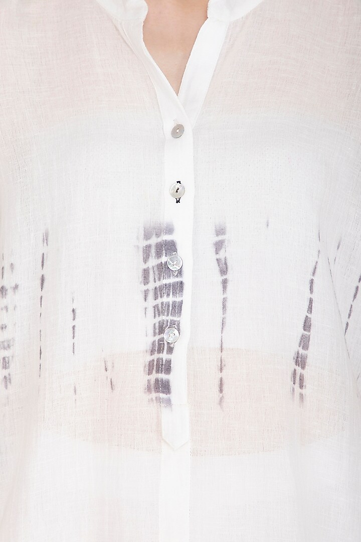 White Tie & Dye Top by Urvashi Kaur at Pernia's Pop Up Shop
